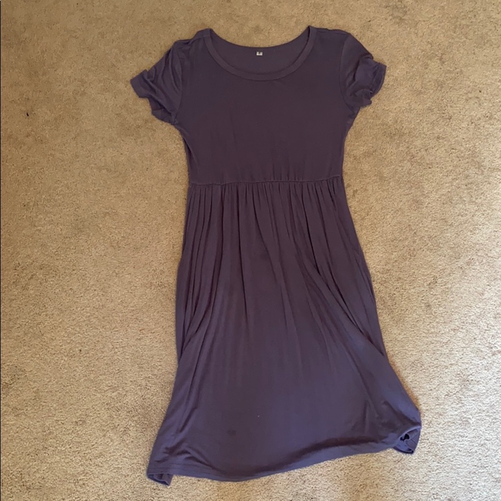 Casual Purple Dress